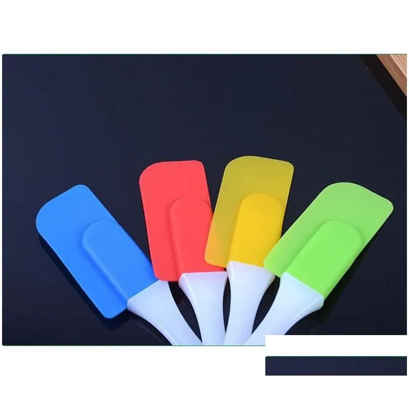 cream silicone scraper kitchen dining room removable small spatula cake baking tool multicolor new arrival 0 46ja j2