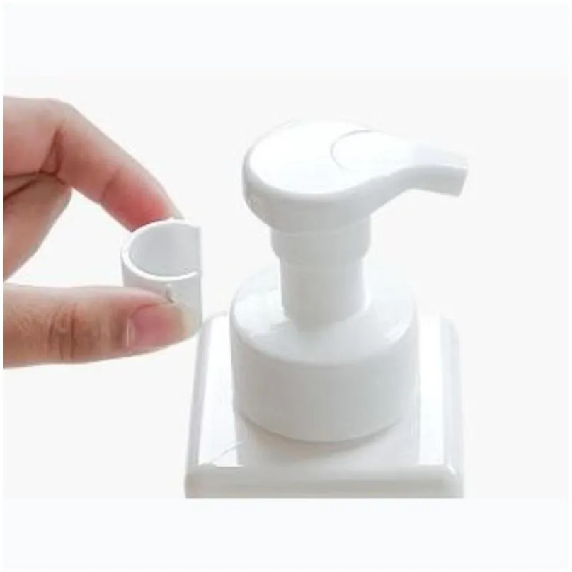 250ml plastic soap dispenser bottle square shape foaming pump bottles soap mousses liquid dispenser foam bottles packing bottles 193