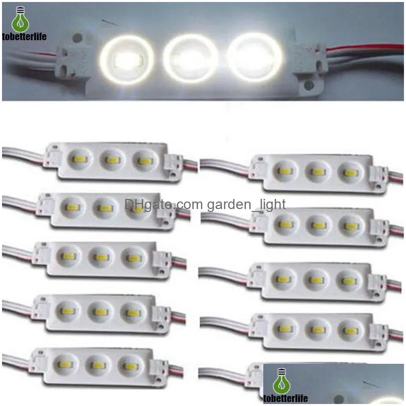 5730 diecast led module light waterproof ip65 3leds dc 12v led modules for sign board w ww r g b y