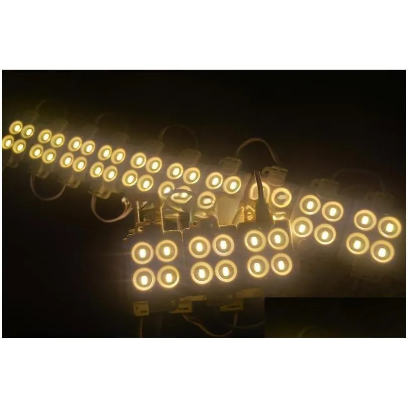 4leds injection led modules 5630 5730 high brightness led backlight light 12v 2.5w waterproof antistatic anti fire abs shell ce rohs