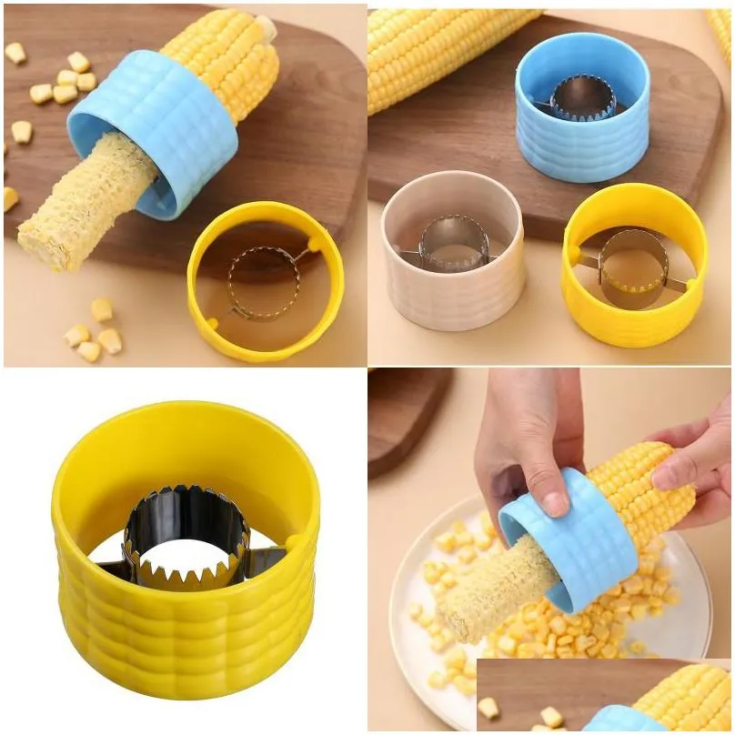 pure color household corns separator kitchen practical gadgets family corn threshing machine multicolor high quality 2 4ax j2