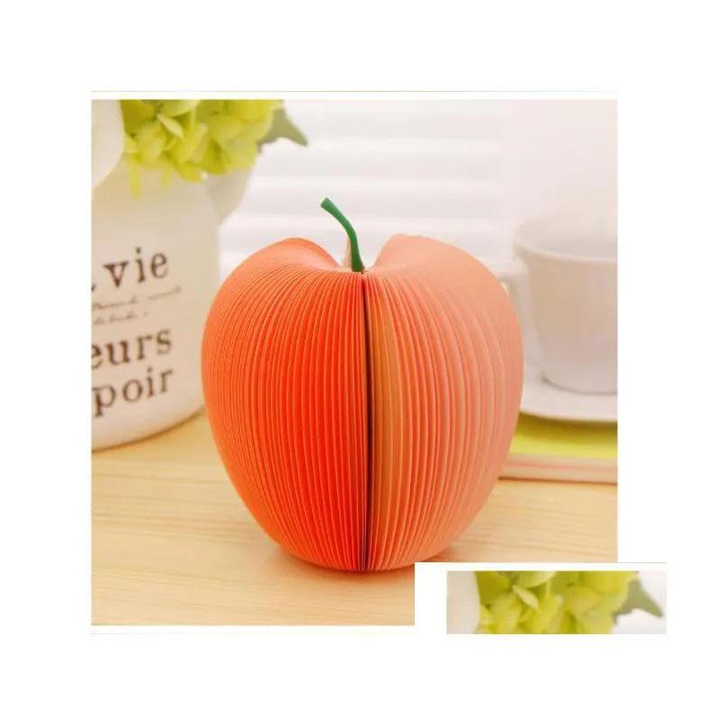 creative fruit shape notes paper cute  lemon pear notes strawberry memo pad sticky paper  up notes school office supply 230 n2