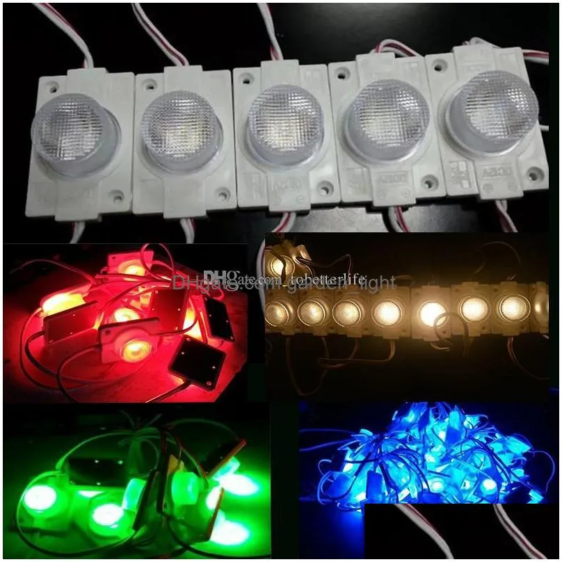 smd3030 led modules light waterproof 12v backlights for channer letter cw ww r g b 1.5w 1 leds ip65