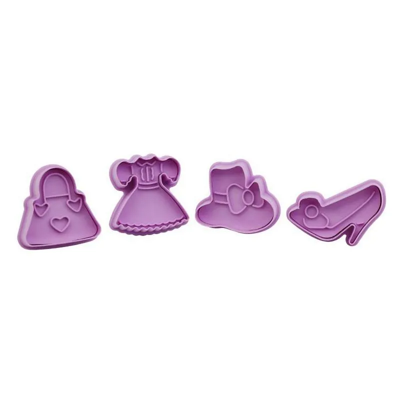 cute biscuits tools press type cookie biscuit mould craft diy cartoon plastic decorating manual mold tools set 42 m2