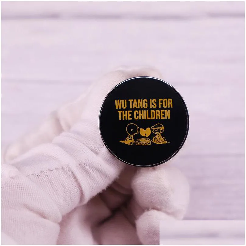 wu tang is for the children cute anime movies games hard enamel pins collect metal cartoon brooch backpack hat bag collar lapel badges women fashion