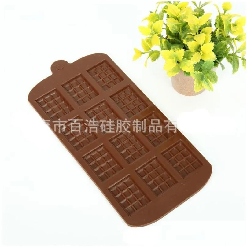 chocolate mold silicone molds cake tools diy waffle candy bar kitchen baking accessories making dessert 2bh f1