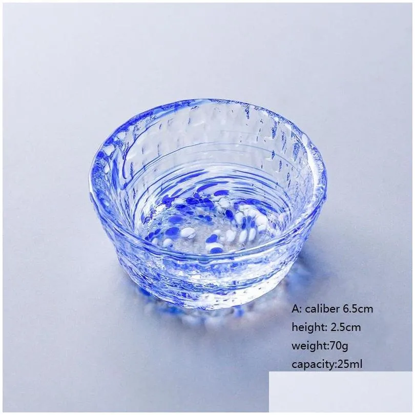 glass tea cup creative heatresistant transparent glass teacup 25ml 35ml 40ml glass kung fu cup drinkware 195 n2