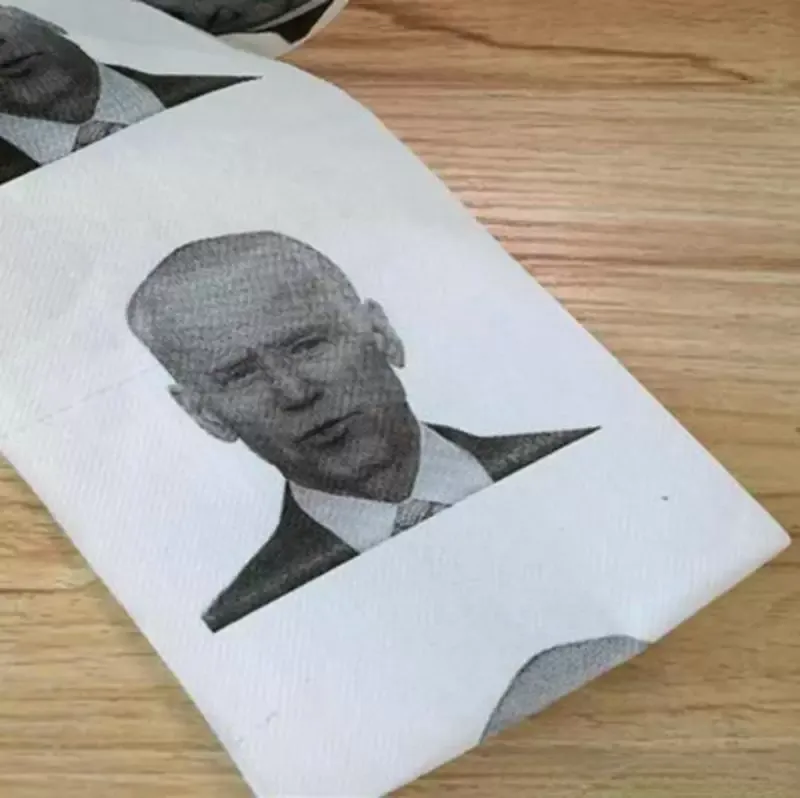 Novelty Joe Biden Toilet Paper Napkins Roll Funny Humour Gag Gifts Kitchen Bathroom Wood Pulp Tissue Printed Toilets Papers Napkin