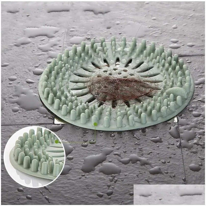 soft silicone filter covers kitchen bathing room prevent hair clogging screen strainer water tank drainage outlet filters screens 1 3cm