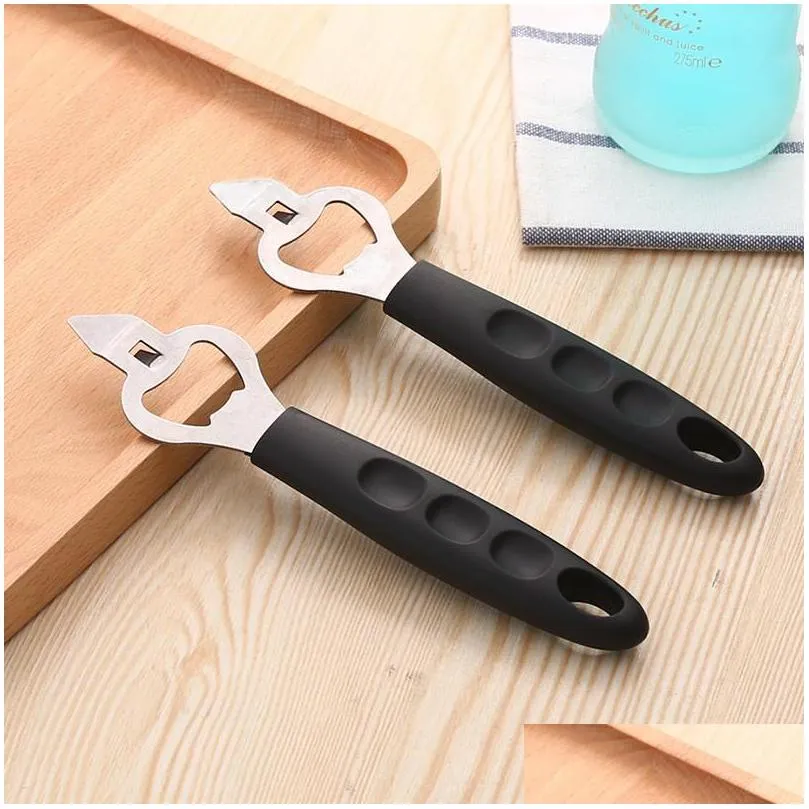 creative multi function openers stainless steel bottle  top can opener safety non rusty kitchen accessories durable 0 99xy bb