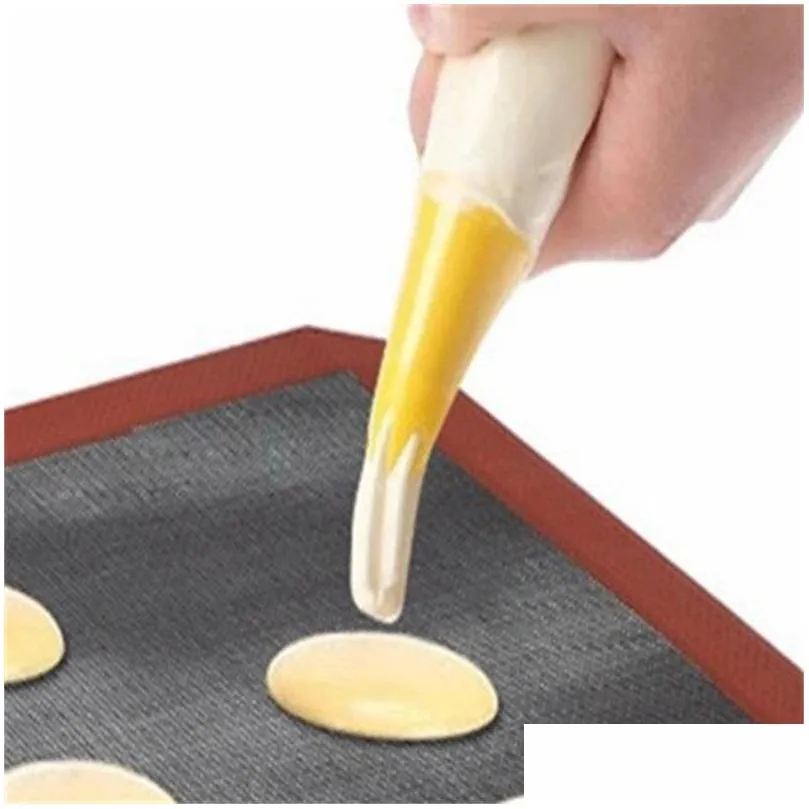 oven barbecue baking pad high temperature resistance ventilation silicone cookie mat dinner party grill mats kitchens supplies 17rd2