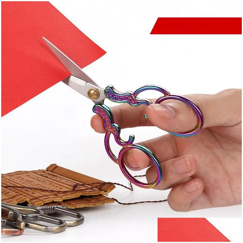 restoring ancient ways clipper stainless steel scissors embroidery straight peen shears portable sell well with high quality 6 9yc j1