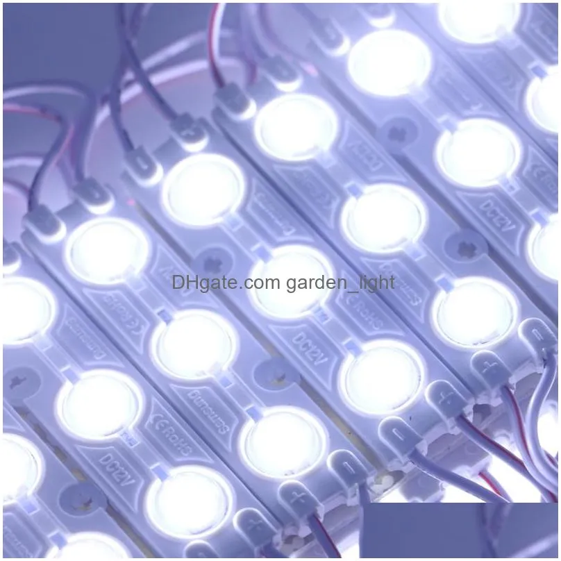 led module light 3led smd 5630 injection white ip68 waterproof strip light led backlight store front window light sign lamp