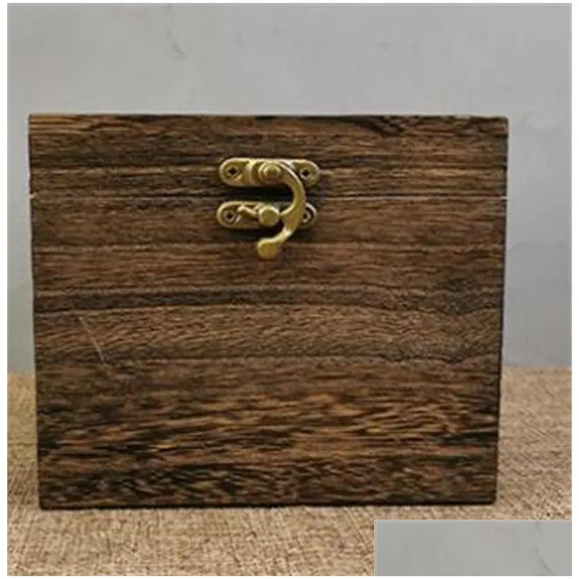 black wood tissue box napkin cover container home hotel pub cafe car paper holder case brown shipping m2