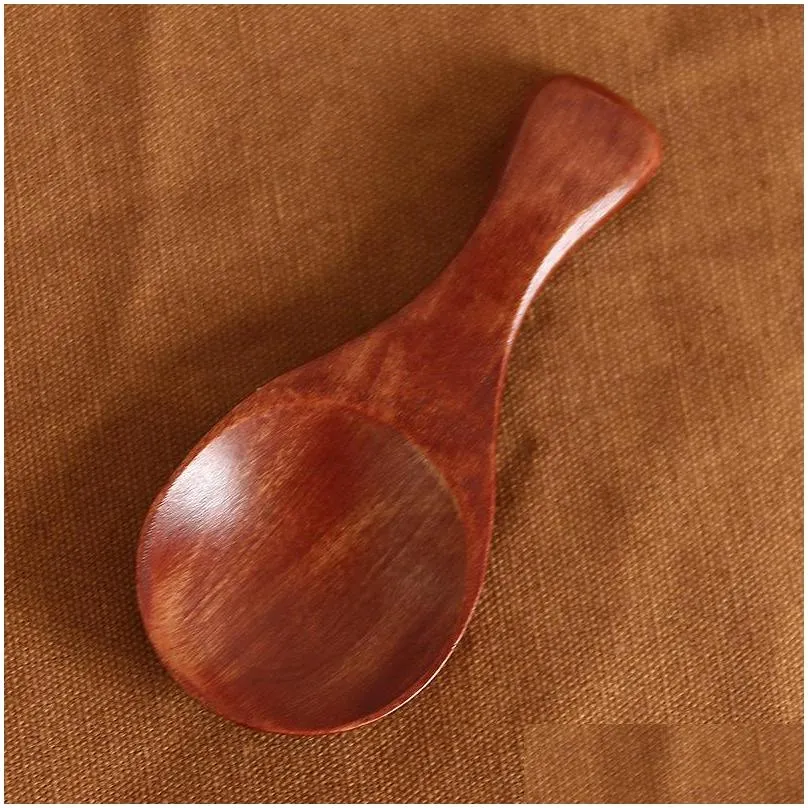 mini i natural wooden tea spoon eco fridenly baby kid dinnerware feed scoop practical honey coffee sugar spoons accessory 1 8ad yy