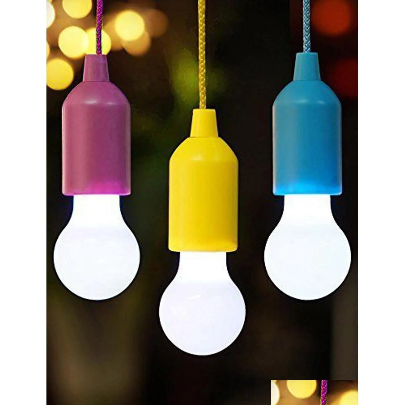 color changing led pull cord light home improvement hanging lamps multi color bulb led kids tent decor portable hanging lights for