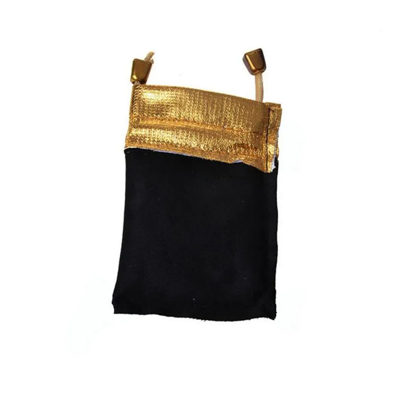 7x9 cm drawstring flannel phnom penh bag black velvet jewelry comb jewelry packaging double drawstring small flannel package bag 67 p2