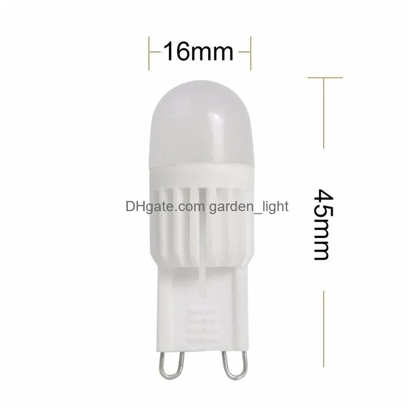 g9 led bulb dimmable bipin base 3w warm white 3000k 6500k for chandelier home lighting 220v 110v energy saving