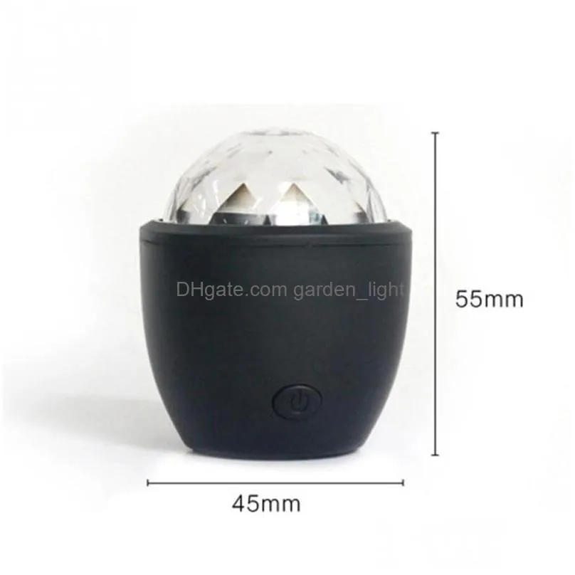 led usb disco ball light projector lamp led rgb mini stage disco dj ball voice activated magic light for home party home ktv