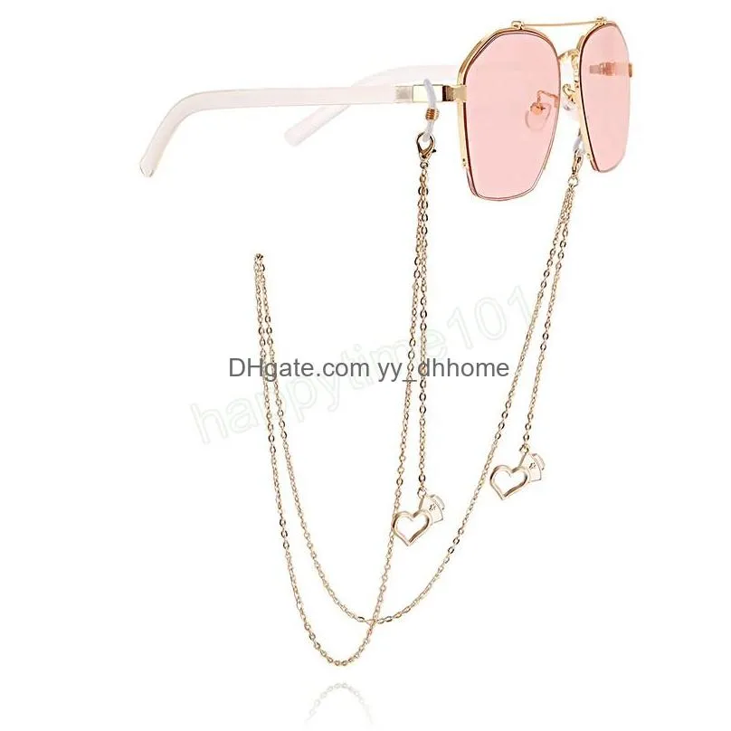 metal glasses chain women men eyeglass cord sunglasses cord retainer holder eyewear lanyard neck strap rope spectacle chains