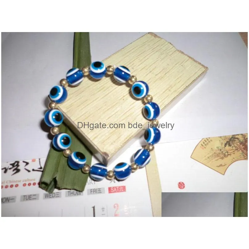 fashion jewelry evil eye beads bracelet men women beaded bracelets