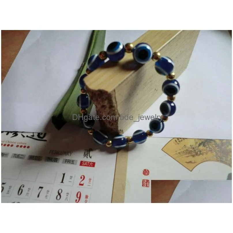 fashion jewelry evil eye beads bracelet men women beaded bracelets