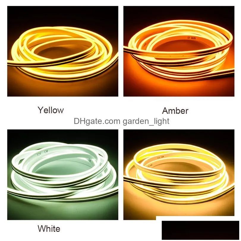 5m 12v led neon sign flex rope light 6x12 strips indoor outdoor waterproof tube bar pub christmas party decoration