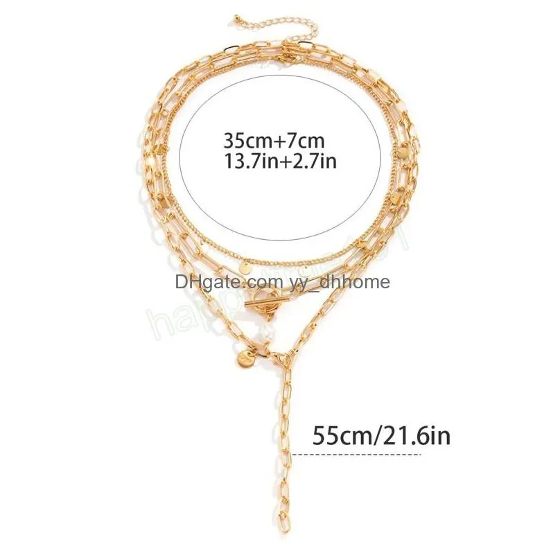 vintage tassel star pendant necklace for women chain statement layered gold color geometric aesthetic boho jewelry gift