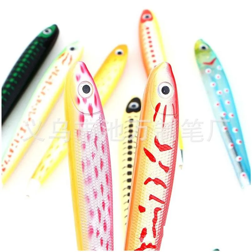 creative stationery fish shape pen ocean signature ballpoint pen for writing office school suppliers 20211223 q2