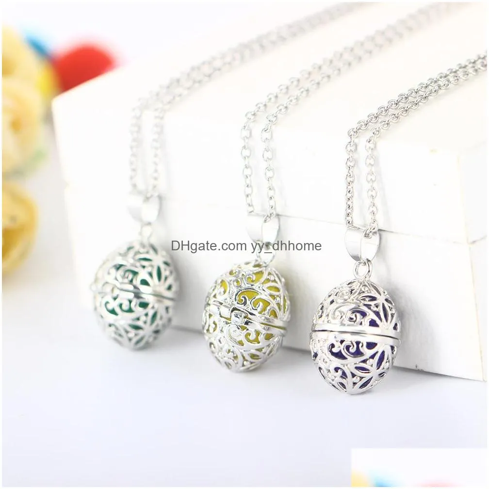aromatherapy diy joker necklace ogival can open originality perfume divergence pendant accessories