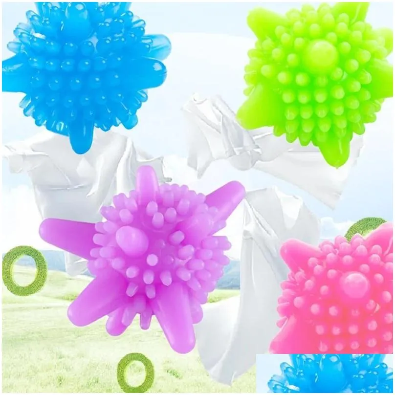 sublimation laundry products 1pcs magic solid laundrys ball reusable decontamination cleaning antitangle washings machine washing