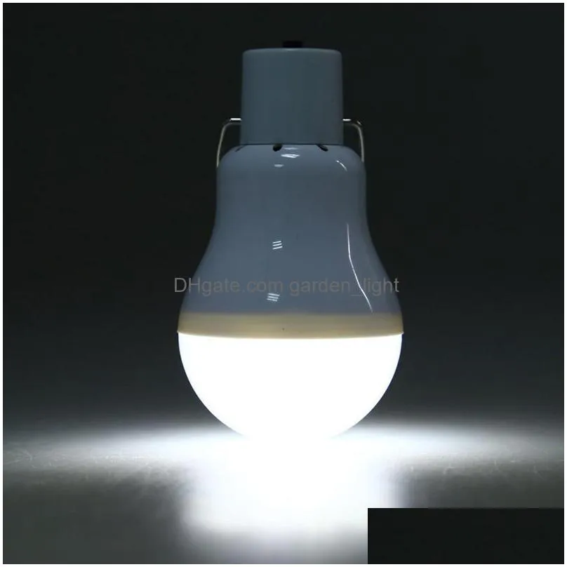 portable solar led bulb light 15w 130lm solar energy lamp charged useful solar camping lamp home outdoor lighting
