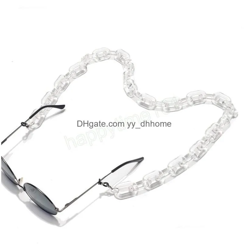 acrylic sunglasses chain chic womens eyeglass chains glasses chain eyewears cord holder neck strap lanyard