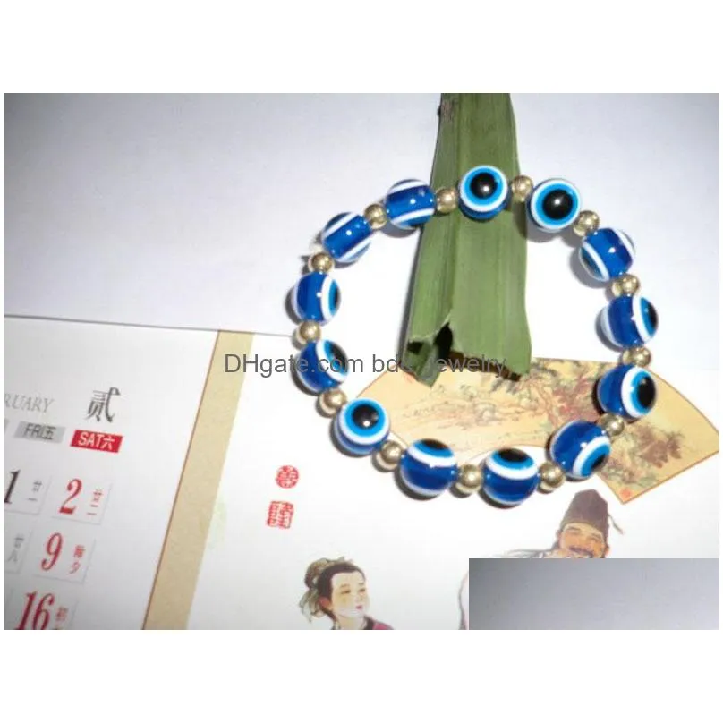 fashion jewelry evil eye beads bracelet men women beaded bracelets