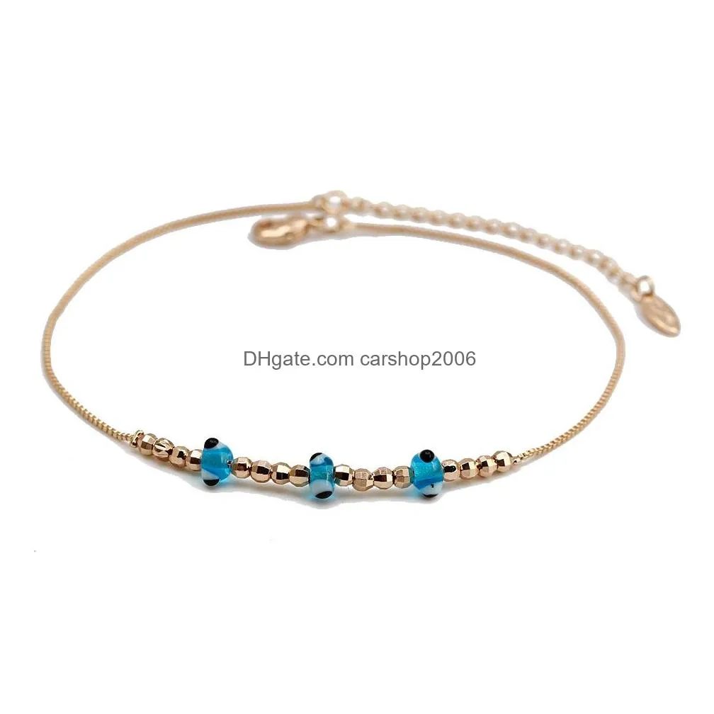 fashion jewelry evil eye anklet beaded blue eye bracelet anklets