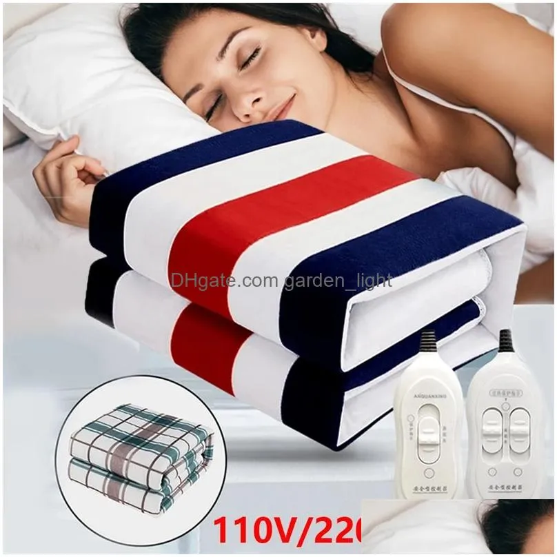 electric blanket 220/110v thicker heater heated blanket mattress thermostat electrics heating blankets winter body warmer