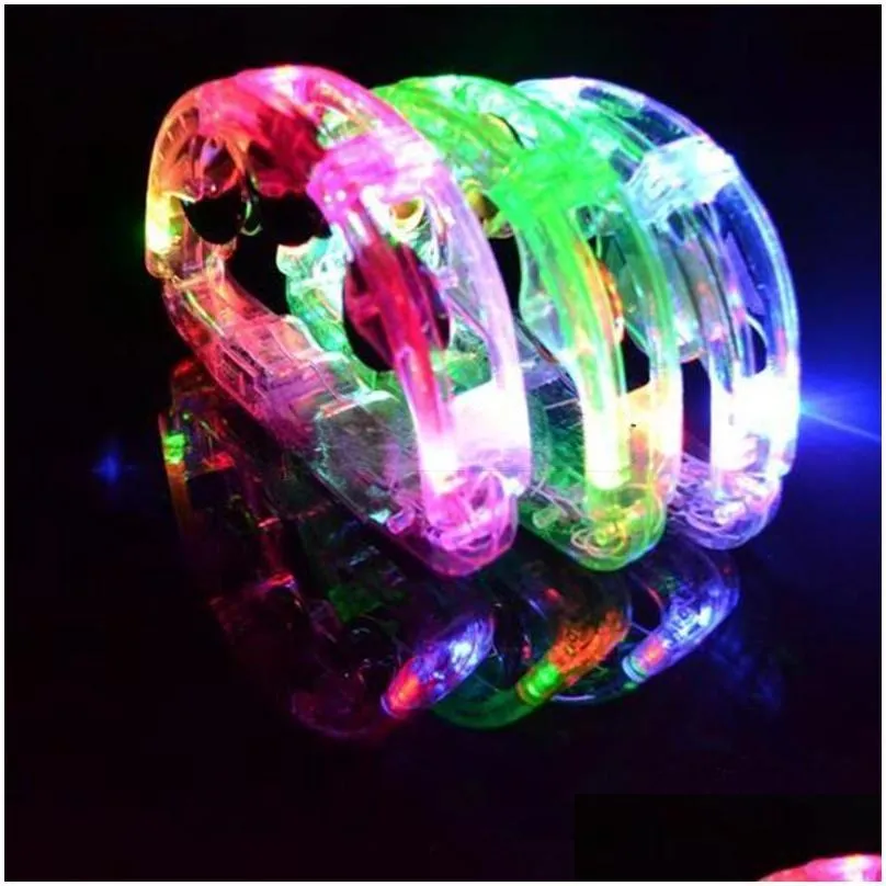 led flashing tambourine rattle hand bell kids light up luminous toy ktv bar decoration glow led lights party supplies