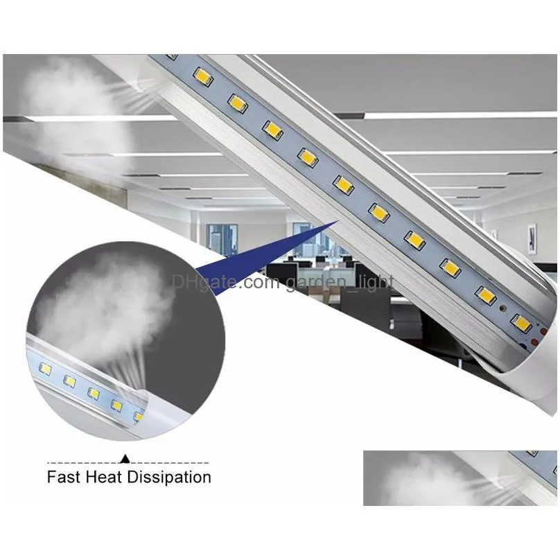 2ft 3ft t8 led tube light smd2835 led high super bright 10w 14w cold white led fluorescent bulbs ac85265v