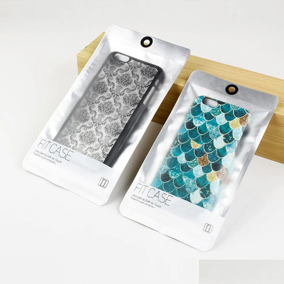 for iphone packaging box packing bag cell phone case zipper retail package clear opp zip lock plastic 7 8 plus 6s x xs max xr