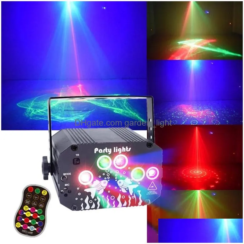 3 in 1 led laser lighting projector aurora dream pattern rgb disco light usb power remote control dj party lamp for stage wedding birthday