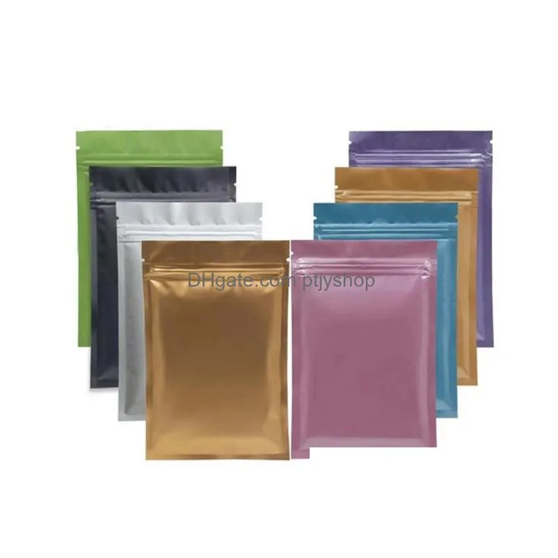 remark color when order white black matte pack bag resealable zip mylar bag food storage aluminum foil bags plastic packing bag smell proof