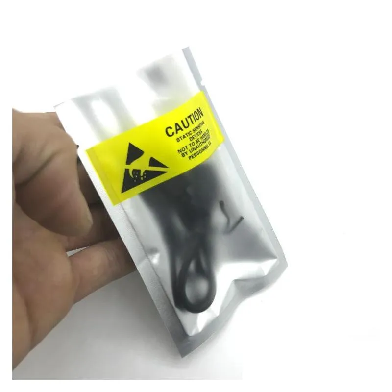 plastic package bags packing bag open top anti static shielding esd antistatic packaging pouch