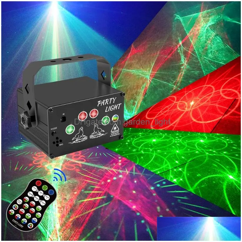 3 in 1 led laser lighting projector aurora dream pattern rgb disco light usb power remote control dj party lamp for stage wedding birthday