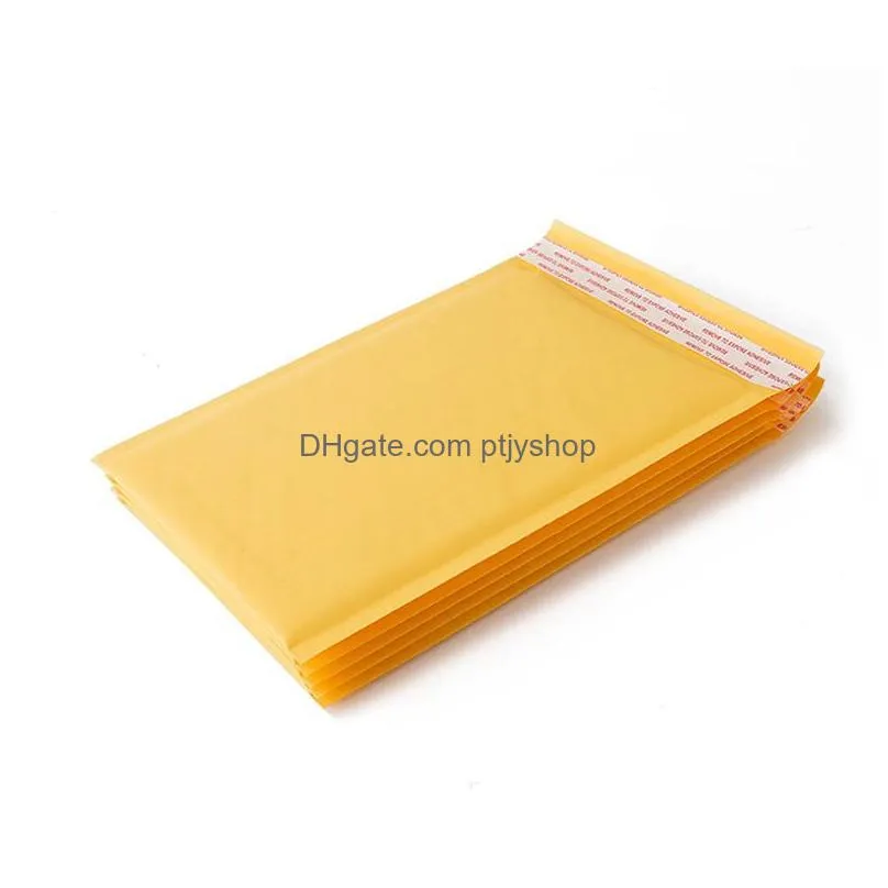 11x13 cm yellow cowhide bubbles bags shockproof waterproof high quality selfadhesive melt adhesive packing bag wholesale price