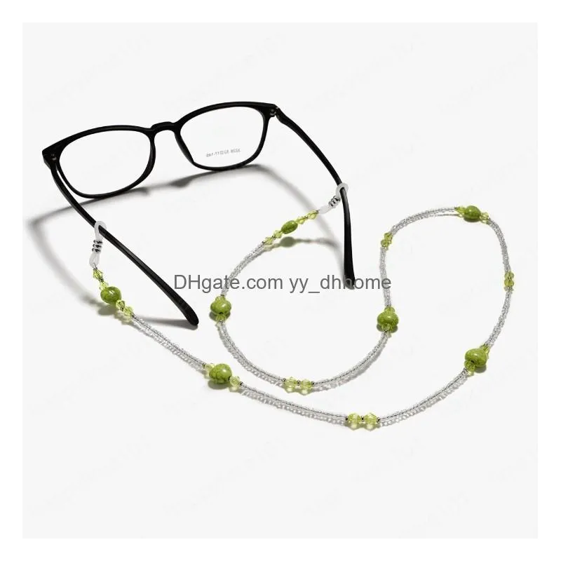 bohemia 4color lock block bead cords glasses chain fashion women sunglasses accessories lanyard hold straps