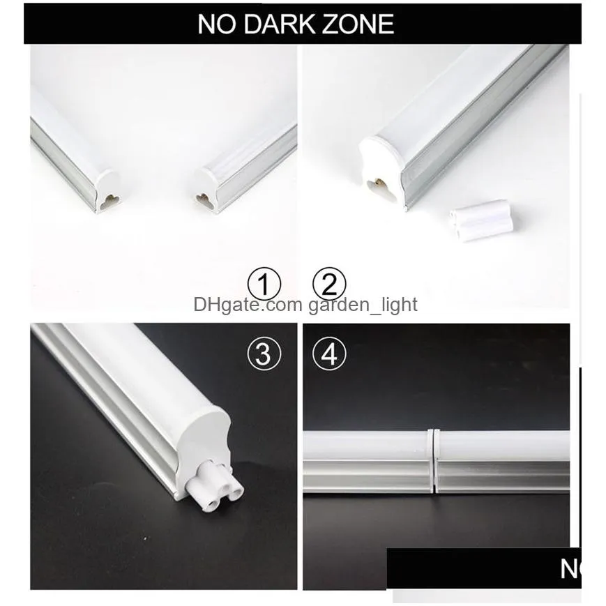 t5 integrated led tube 1ft 2ft 3ft 4ft 175265v led fluorescent tube smd2835 6w 10w 14w 18w led lights