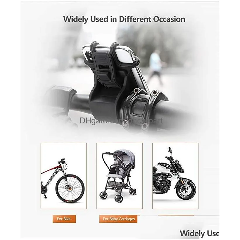 1pcs bike motorcycle phone holder detachable bikes car phones mount for handlebars dedicated to iphone 12 11 pro xs max and so on