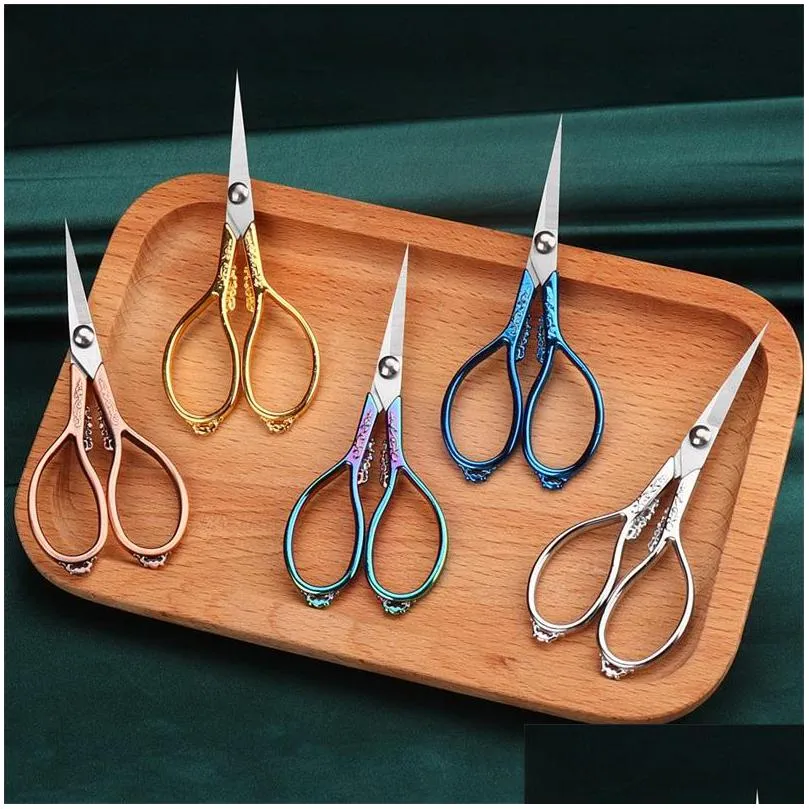 retro tailors scissors cross stitch antique vintage thread embroidery scissor sewings for handicraft household sewing 5824 q2