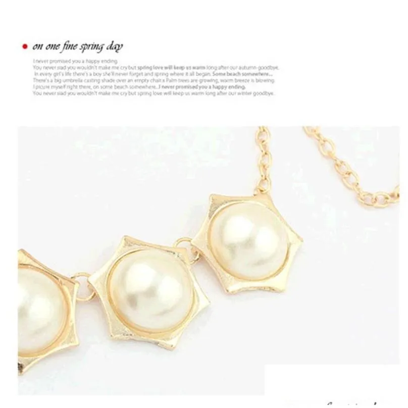  fashion gold plated alloy hexagon round resin gem choker necklace c3