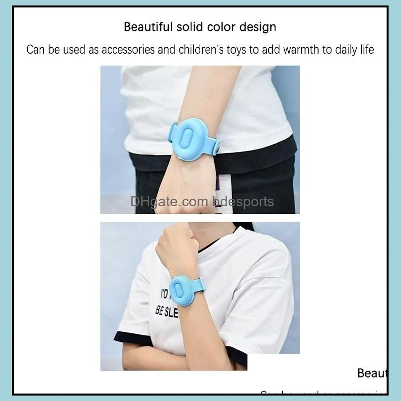 refillable silicone sanitizer wristbands hand sanitizer bracelet dispenser wearable sanitizering dispenser with 20ml squeeze bottle 138